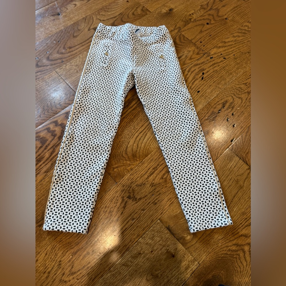 Janie and Jack Stylish Black and White Patterned Pants